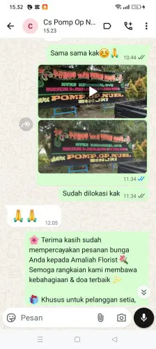 Testimonial Papan Bunga cikopo
