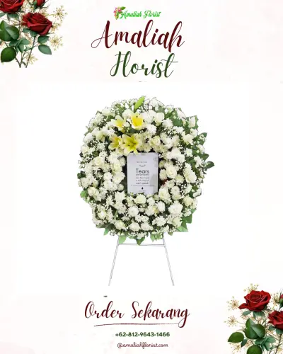 Krans Bunga Duka Cita cikopo